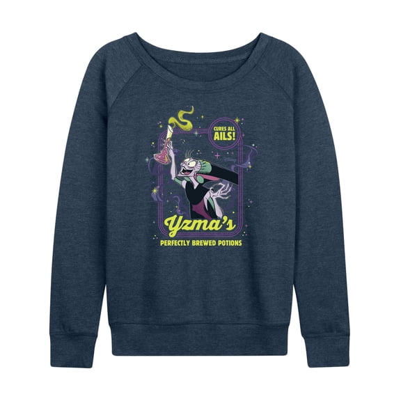Disney Villains - Valentine's Day - Yzmas Perfectly Brewed Portions - Women's Lightweight French Terry Long Sleeve Shirt