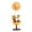 Yellow, variant on Cute Cartoon Panda Chair Desktop Fan USB Rechargeable Personal Table Fan with Three Speed-Settings Portable Fan Ornament for Home Study Dorm Desk Decor, Pink