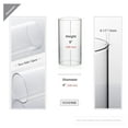 thumbnail image 2 of MHSHZLJZK Candle Holder Sleeve, Wide 4", Height 8", 2 Pieces, Clear Glass Cylinder Open Both Ends, Chimney Shade Tube (HST0408_2pc), 2 of 8
