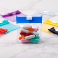thumbnail image 6 of 7PC Reusable Zippered Pill Pouch with Slide Lock Travel Pill Case for Medicine, Qtips & Small Items Compact Pill Bags for Trave, 6 of 10