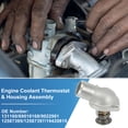thumbnail image 3 of Ofertas Únicas Conjunto de Carcasa de Termostato de Refrigerante de Aluminio Mejorado para Chevy Avalanche Colorado Silverado Tahoe para GMC Yukon para SIERRA Savana Envoy y Más 131-160 89018168 9022, 3 of 7
