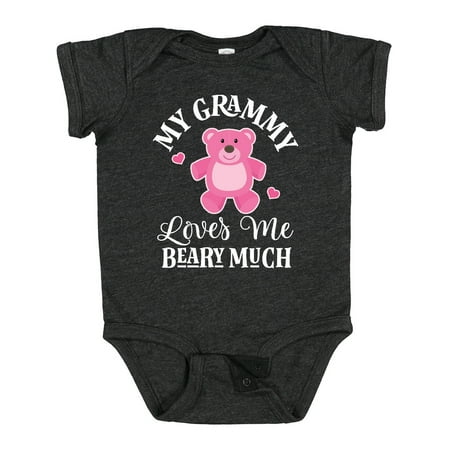 

Inktastic Grammy Loves Me Girls Bear Gift Baby Girl Bodysuit