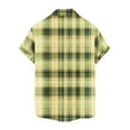 thumbnail image 5 of Plaid Shirts for Women Short Sleeve Button Down Shirt Casual Classic with Pocket Smocked Shirts Womens Summer Tops, 5 of 5
