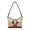 Beige-Cow Poinsettia, variant on Chihuahua Print Shoulder Purse for Women Cute Trendy Leather Underarm Sling Bag with Smooth Zipper Large Capacity Hobo Purse Tote Bag for Travel Black