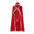 thumbnail image 1 of Christmas Cloak Santa Cloak Adult Christmas Cape for Women Christmas Halloween Costume Cloak Hooded Dress Up 120cm, 1 of 5