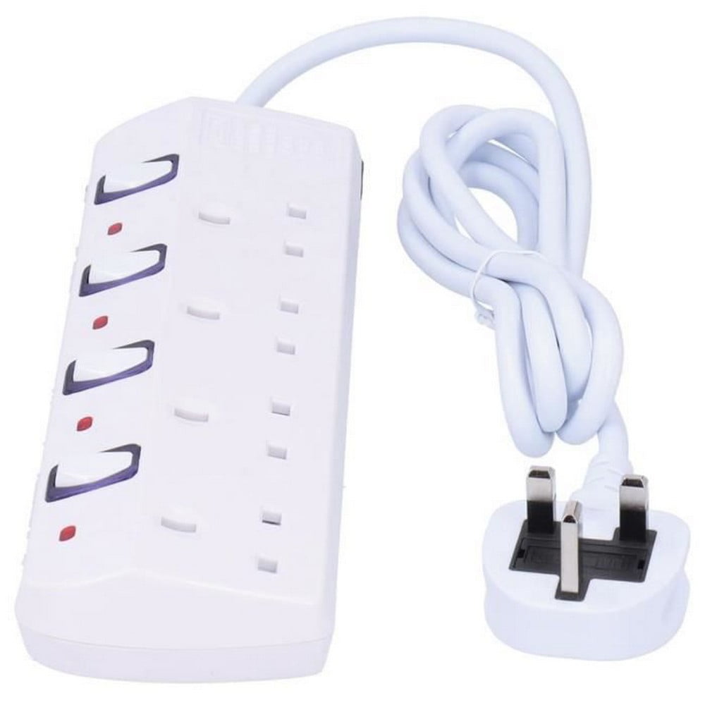 Uk Power Socket 4 Socket Power Outlet Extension Plug Multifunction