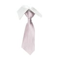 thumbnail image 2 of Riecok Mens Neckties Solid Color Classic Woven Formal Men Bowtie Party Wedding Neckwear Pink Free Size, 2 of 3