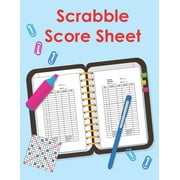 CHARITA DAMI Scrabble Score Sheet: 100 Pages Scrabble Game Word Building For 2 Players Scrabble Books For Adults, Dictionary, Puzzles Games, Scrabble Sco