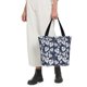 thumbnail image 5 of Fotbe White Leaves Bolsa de Playa con Estampado, Bolsa de Hombro, Bolsa de Mano Espaciosa, Bolsa de Viaje Ligera, Bolsa de Compras Versátil, 5 of 6