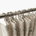 thumbnail image 3 of Naiture Never Rust Stainless Steel Curtain Hooks, Shower Curtain Hooks/Rings for Bathroom Shower Rod, Set of 12, Brushed Nickel, 3 of 8