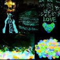 thumbnail image 4 of 50 piezas de guijarros de jardín al aire libre piedras de jardín luminosas-rosa Kuyhfg Bienvenido a Kuyhfg, 4 of 5