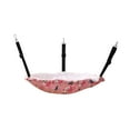 thumbnail image 3 of Hamac Suspendu Réversible pour Chat, Lit Ajustable Confortable et Doux, Lavable, Lit Suspendu Rond pour Petits Chiens, Petits Animaux, Lapins, Chaton, Style C, 3 of 8