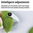 thumbnail image 7 of NOVELAR Green Knitted Pet Hoodie, Soft Yarn Turtle Shell Costume for Comfort, Ideal for Indoor and Outdoor Pet Apparel, 7 of 7