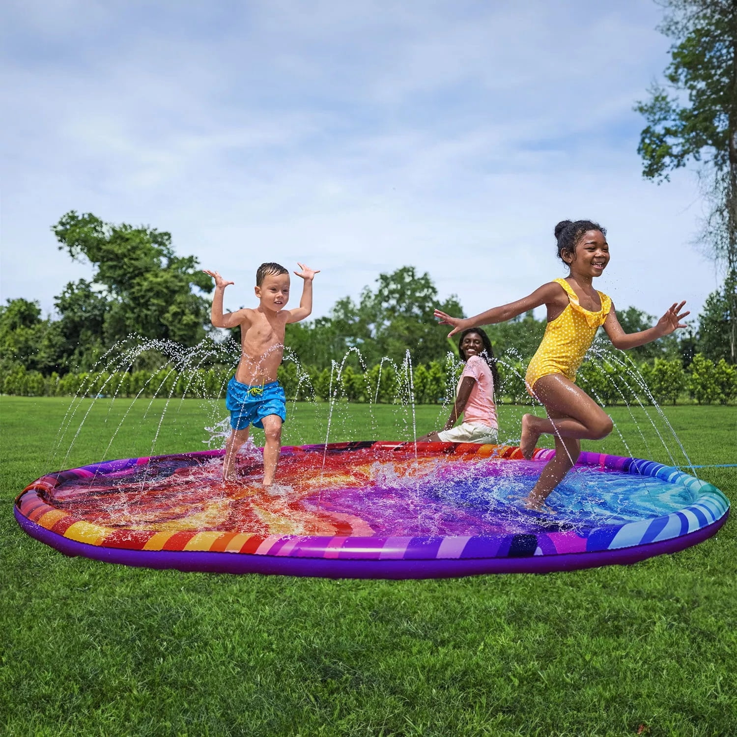 H2OGO! 10 Foot Colorful Splash Pad and Sprinkler
