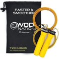 thumbnail image 1 of Cuerda para Saltar WOD Nation de Acero Aleado Ajustable 3.5 m Amarilla, 1 of 8