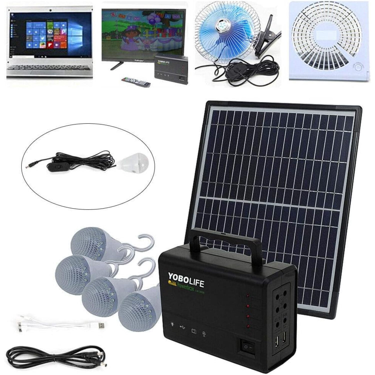 Bilot Solar Generator, Portable Power Station, w/Solar Panel Outdoor Supply for Camping/CPAP/Emergency Battery Backup