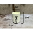 thumbnail image 3 of Rosbas, Soy Candle, UnScented, 8 oz White Ceramic Jar, Cotton Wick, Gift Box, Long Burn Time, Home, Handmade in USA, 3 of 5