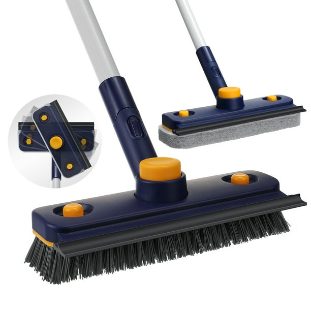Bestnifly Floor Scrub Brush with Long Handle Stiff Carpet Deck Brush 3