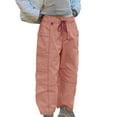 thumbnail image 4 of Kcolen Cargo Pants for Women Baggy Stretchy Trousers with Pockets Oversized Women Trendy Wide Leg Workwear Pants with Pockets, 4 of 6