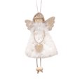 thumbnail image 2 of Fiudx Liquidación navideña Vestido de gasa de encaje con colgante de princesa para niña, bonita muñeca ángel para decoración del hogar, 2 of 4
