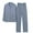 Light Blue, variant on hoksml Men's Modal Pajama Set Ultra Soft Button-Front Loungewear Shirt and Pant Solid Color Modern Sleepwear
