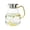 Silver, variant on Thickened Clear Diamond Pattern Glass Water Pitcher, with Stainless Steel Lid, Large Capacity Beverage Carafe for Iced Tea Juice Water Home Kitchen Dining Room Daily Use, 1500ml, Silver
