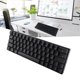thumbnail image 1 of Teclado De Computadora, Teclado Mecánico Negro Modo Triple Pequeño Portátil Para El Hogar Para Juegos Para La Oficina, 1 of 7
