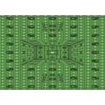thumbnail image 1 of Ahgly Company Indoor Rectangle Patterned Pea Green Area Rugs, 2' x 4', 1 of 6