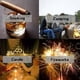 thumbnail image 5 of Encendedor con caja de regalo, (gas no incluido) Encendedor de antorcha ajustable a prueba de viento recargable de butano para cigarrillos, cigarros, barbacoa, camping, soldadura al aire, 5 of 5