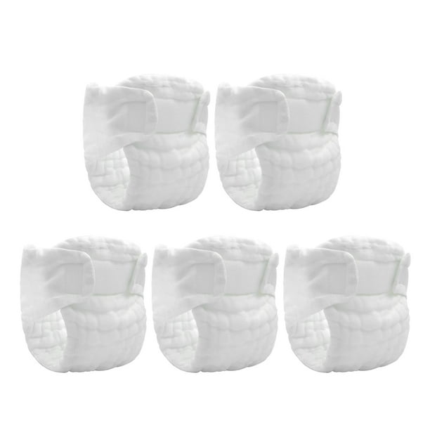 5pcs Cloth Diapers Washable Newborn Cloth Diapers Reusable Baby Diapers