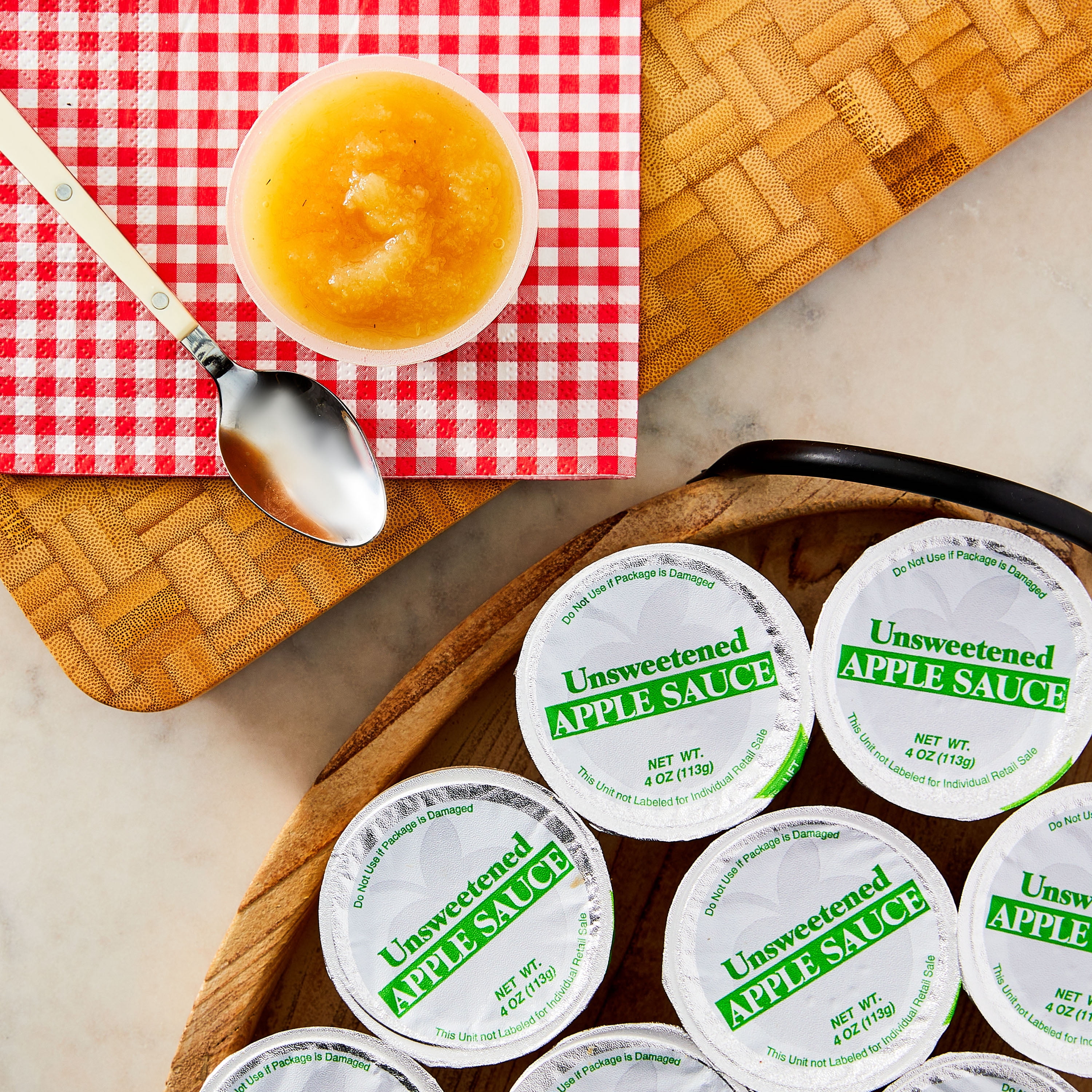Great Value Unsweetened Applesauce, 18 Cups