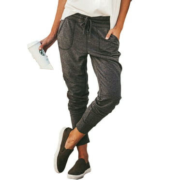 Ma Croix Womens Premium French Terry Joggers Wrinkle Resistant ...