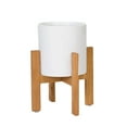 thumbnail image 2 of Rowan Modern Outdoor Planter - 14" White, 2 of 5