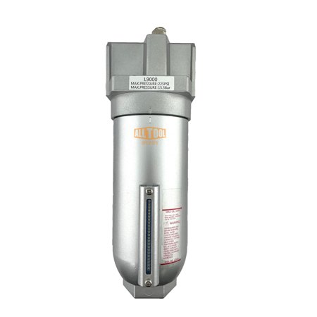 

1” NPT SUPER DUTY Lubricator Oiler For Compressed Air Lubricate Pneumatic Air Tools Metal Bowl With Visible Sight Glass 225 PSI Max