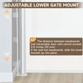 thumbnail image 5 of 140 Inch Retractable Baby Gates, Extra Wide Baby Gates for Large Openings, Mesh Dog Gate Retractable, Safety Gates for Kids or Pets, Extra Long Baby Gates for Stairs Doorway Indoor Outdoor-White, 5 of 8