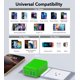thumbnail image 4 of Bloque de carga rápida Qwinjwin USB C de 40 W, carga rápida, paquete de 2 unidades, verde, 4 of 8