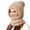 1-Khaki5241, variant on XIAOCHA Women’S Fair‑Isle Balaclava,Pom‑Pom Hats,Fall‑Winter Outdoor Trapper,White