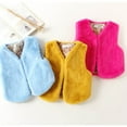 thumbnail image 4 of Staki Baby Fleece Vest Baby Toddler Girls Vest Soft Waistcoat Sleeveless Jacket Lightweight Vests(Yellow,5-6 Years), 4 of 5