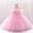 Pink, variant on Lilgiuy Little Girls Wedding Dress Sleeveless Lightweight Puff Gown for Going Out Camping Shopping Clearance