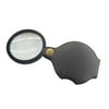 Browns Pocket Folding Jewelry Magnifier Magnifying Glass HD Eye Glass Loupe (6X)