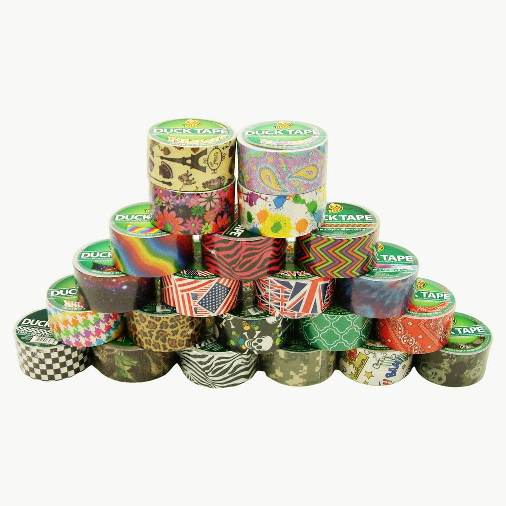 Duck Duck Brand Printed Duct Tape Patterns 1.88 in x 30 ft. (TieDye