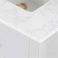 thumbnail image 6 of Gavino 72" Wood Vanity in White with Grain White Composite Stone Top no Mirror, 6 of 14