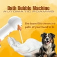 thumbnail image 4 of WAAYEE Electric Dog Cleaning Foam Machine – Automatic Dog Soap Dispenser for Bathing, IPX7 Waterproof Dog Bath Supplies Suitable for Dogs, White, 4 of 10