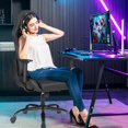 thumbnail image 2 of PayLessHere Gaming Chair Ergonomic High, Adjustable Lumbar Support, Armrests, and Racing-Inspired Design for Office and Home Use, Black, 2 of 7