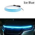 thumbnail image 1 of Tira de luces LED de circulación diurna CHAO para capó de coche impermeable flexible azul hielo 150 cm, 1 of 5