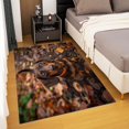 thumbnail image 4 of Jungle Animal Dachshund Rug 3x5 Rug Area Rugs for Bedroom Living Room, Patterned Large Rug & Washable Non Slip Indoor Floor Carpet & Home Decor, 4 of 7