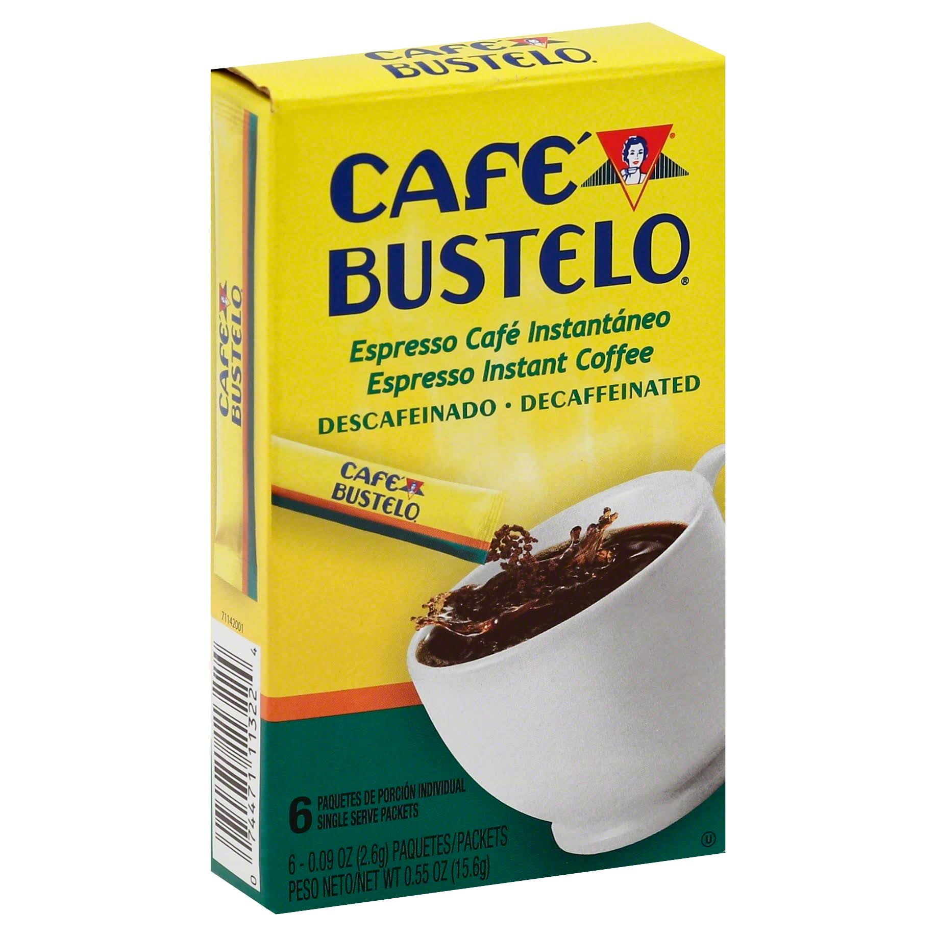 (Pack of 4) Café Bustelo Decaf Instant Coffee Single Serve ...