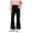 Black-AEoNM, variant on OJSFQUFP Girls' Flared Pants Outerwear Versatile Sweatpants Cotton Slightly Flared Pants for Medium and Large Hiking Pants