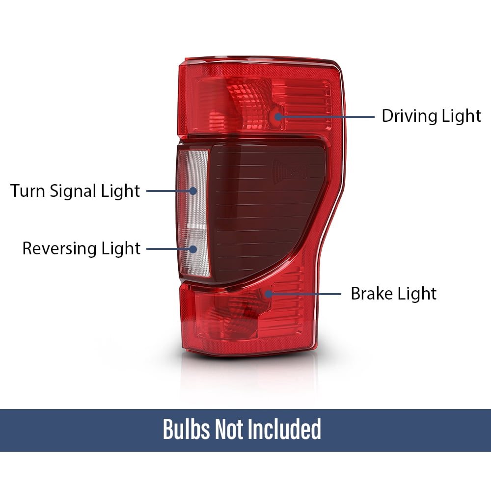 Pair Left&Right Tail Lights Lamps SET w/Blind Spot Fit For Ford F250 F350 F450 Super Duty 2020-2022