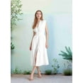thumbnail image 4 of Womens Summer Casual Dress White XL, 4 of 6